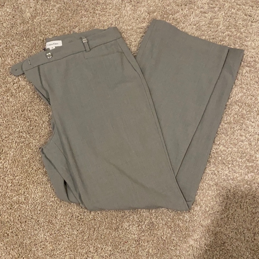 Calvin Klein Gray Dress Pants. Straight leg.